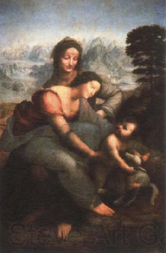 LEONARDO da Vinci virgin and child with st.anne